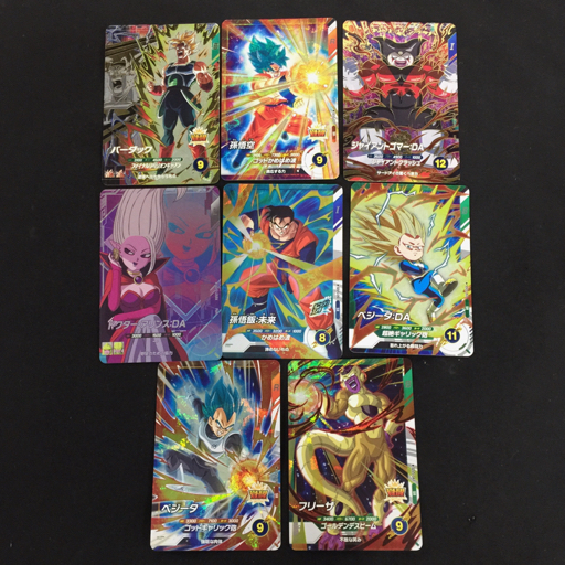 スーパードラゴンボールヒーローズ カード ジャイアントゴマー DA 他 孫悟空 バーダック 等 計8枚
